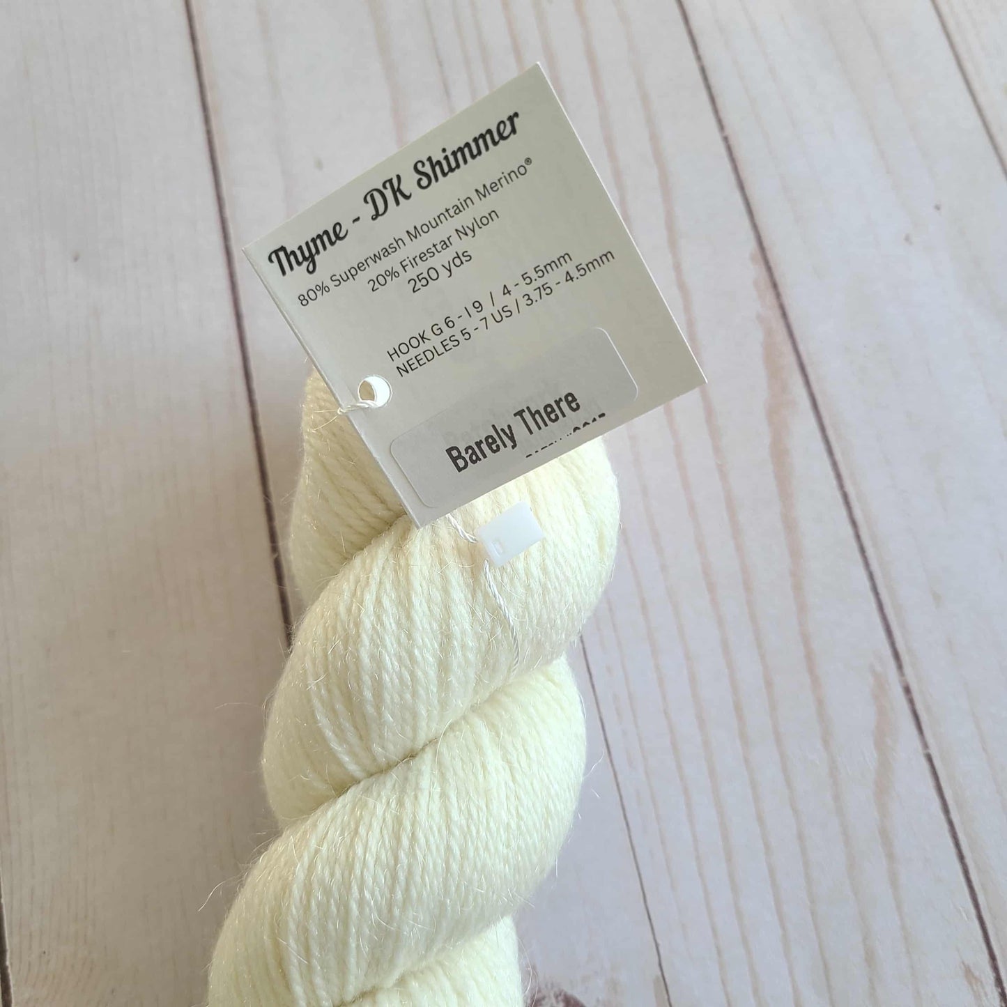 Barely There – DK Shimmer Yarn by Wild Sage Wool