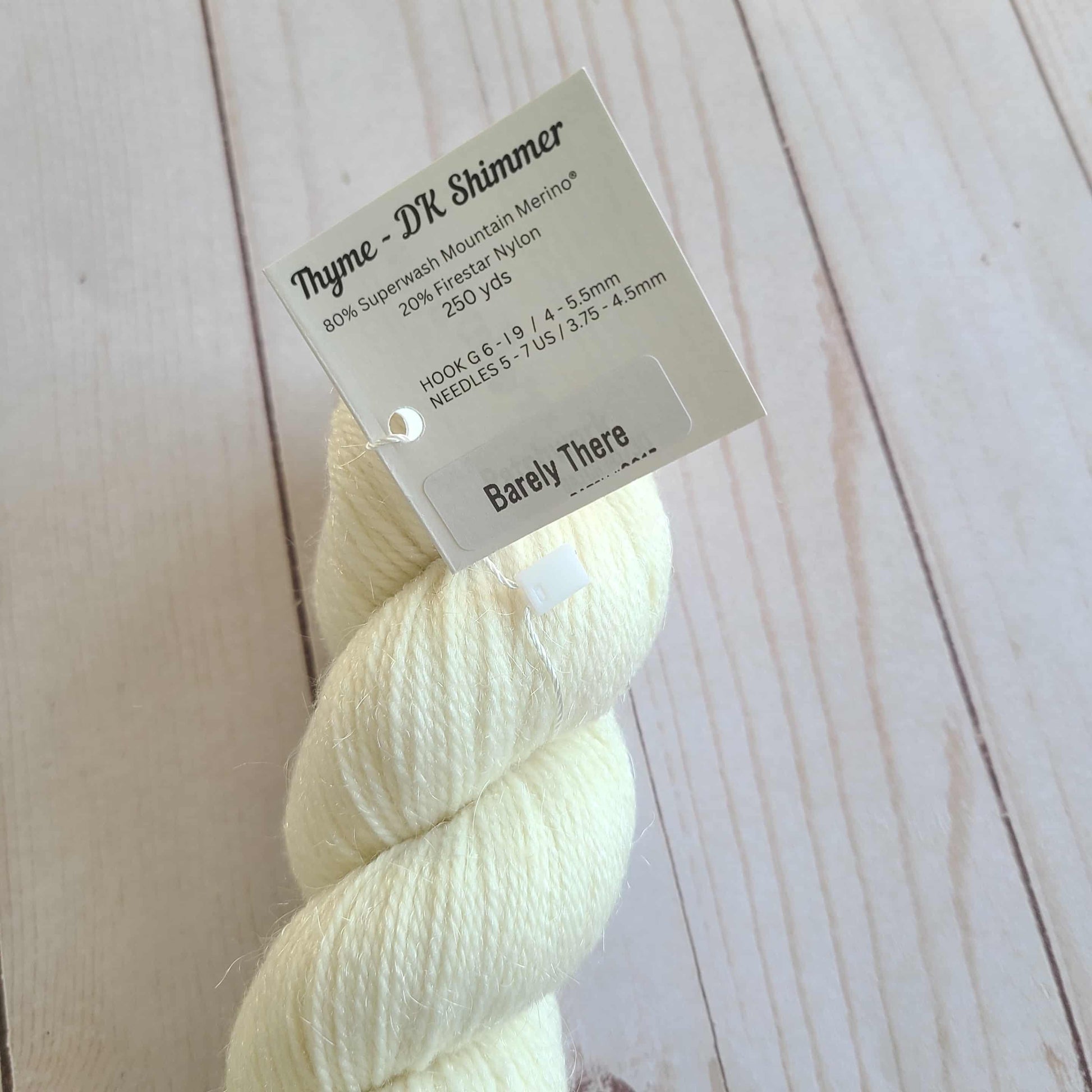 Barely There – DK Shimmer Yarn by Wild Sage Wool