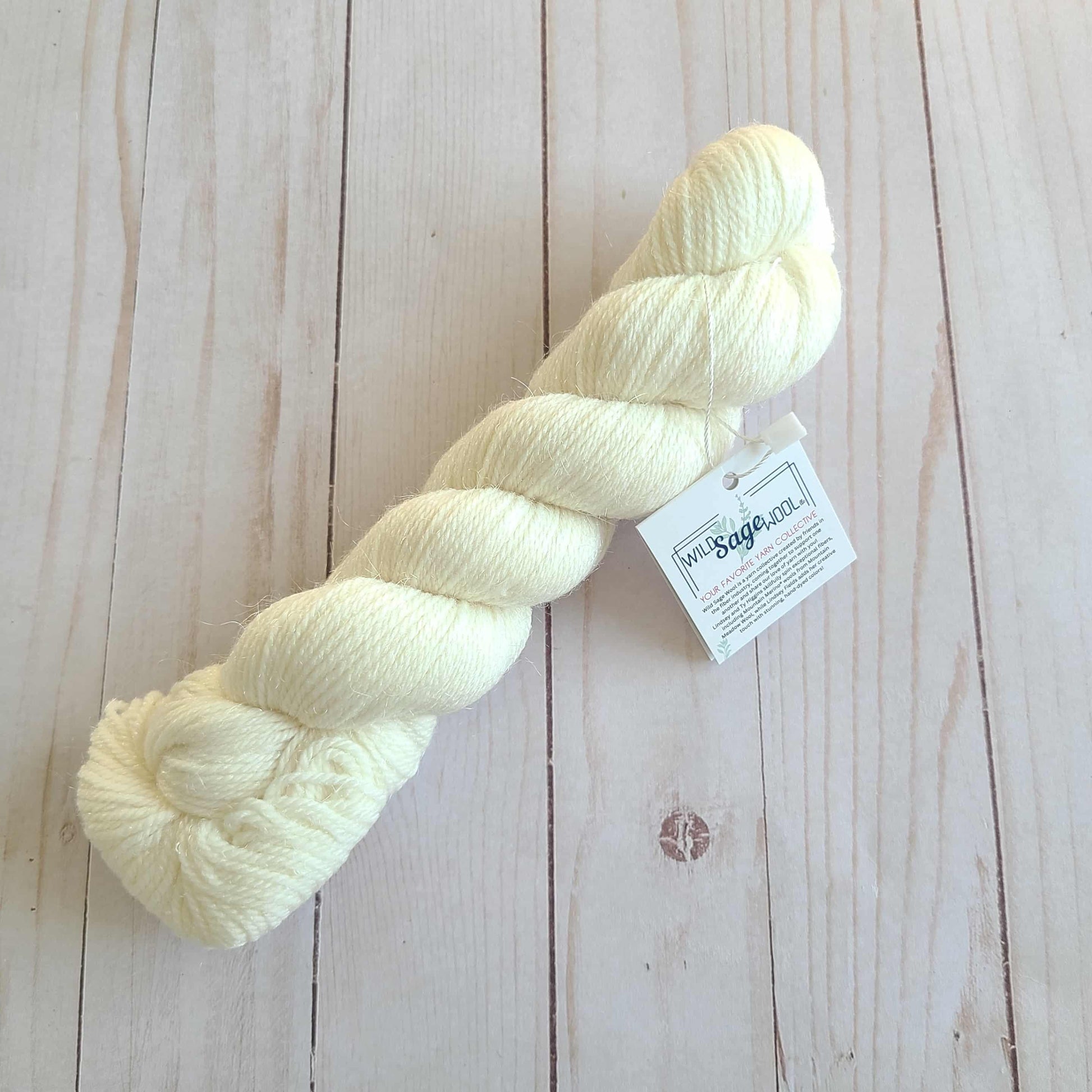 Barely There – DK Shimmer Yarn by Wild Sage Wool