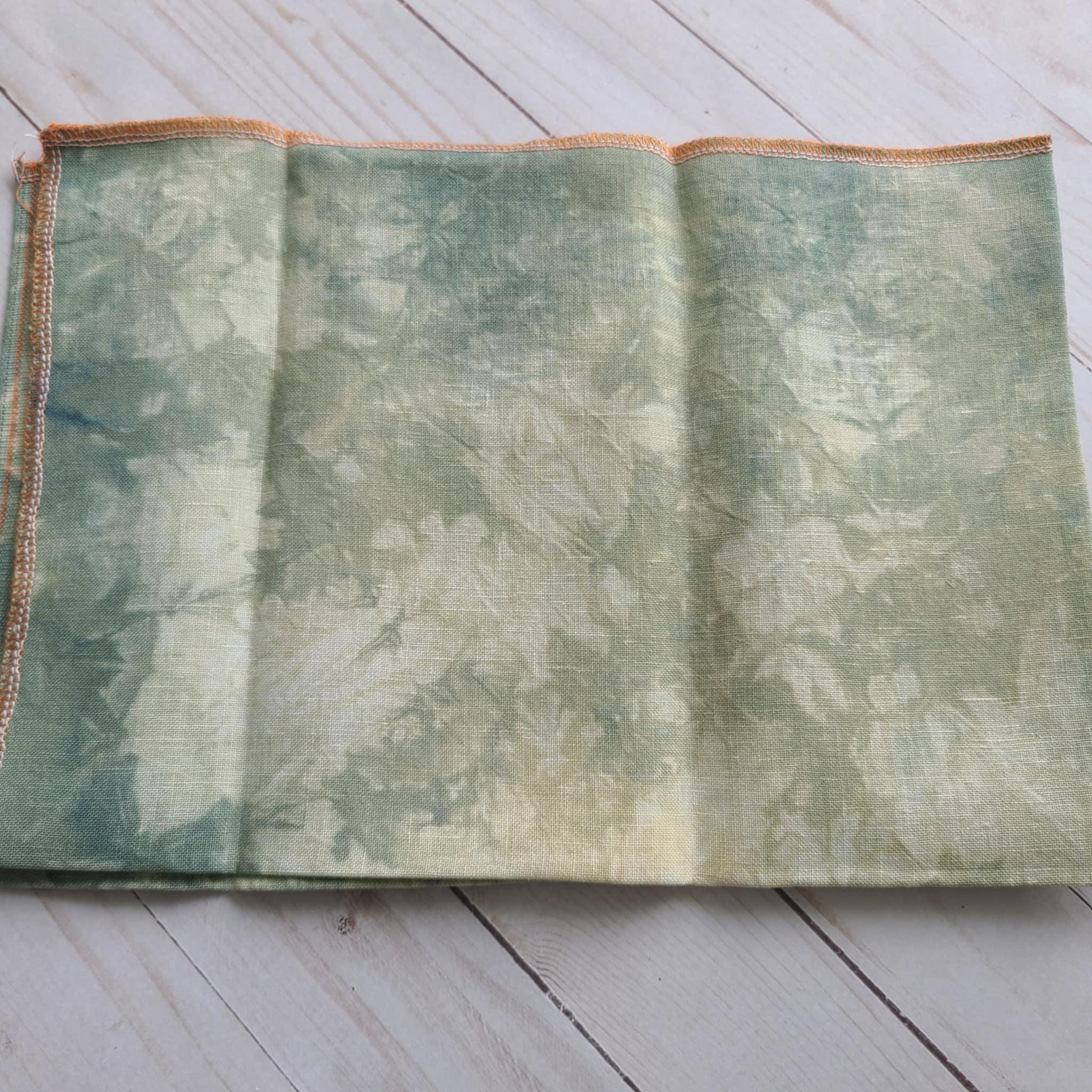 BeStitchMe Hand Dyed Halloween Boneyard Fabric 40 ct Linen 1/4 yard