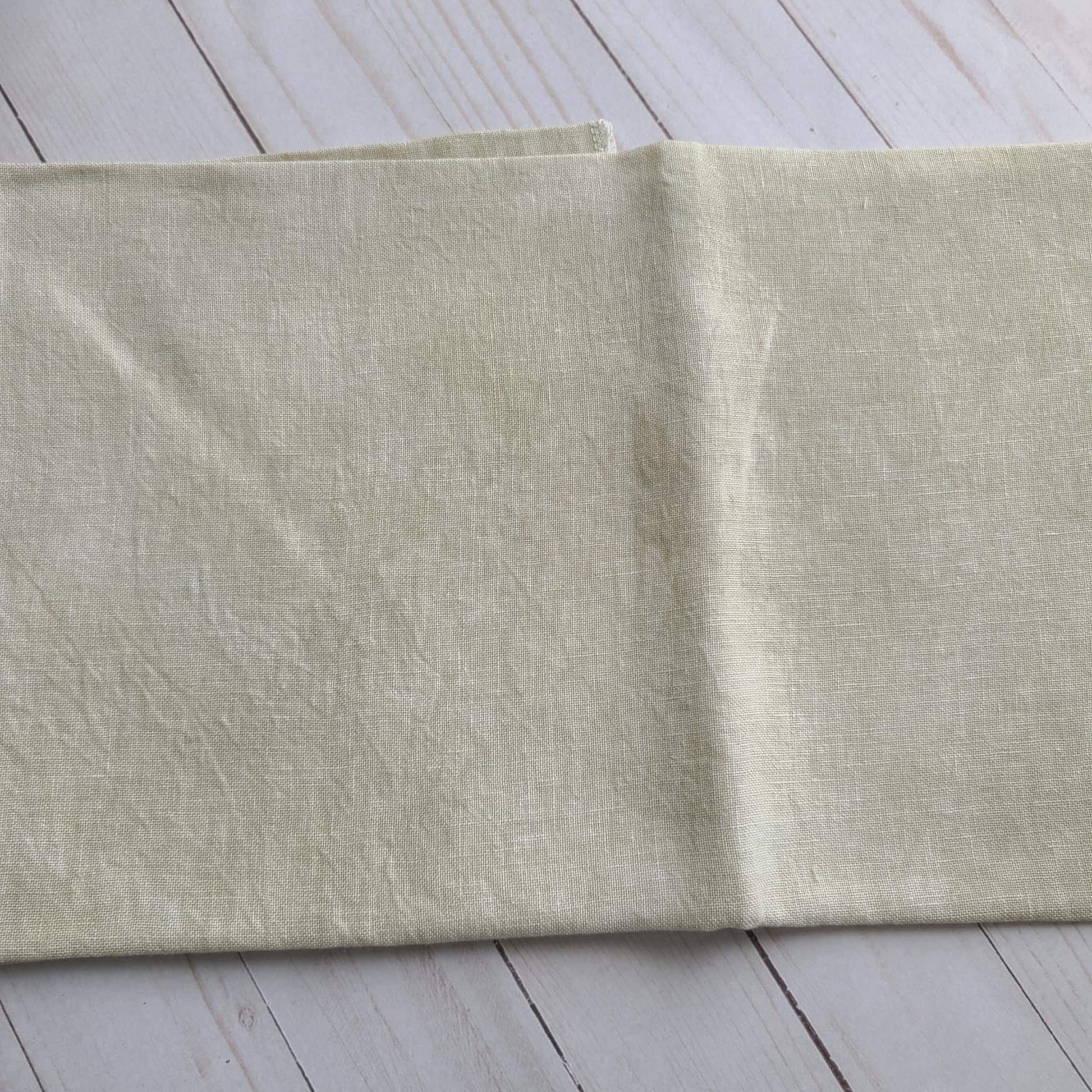 Fiber on a Whim Hand Dyed 36 count Moonstone Linen fabric fat quarter 18 x 25