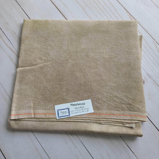 Fiber on a Whim Hand Dyed 36 count Hazelwood Linen fabric fat quarter 18 x 25