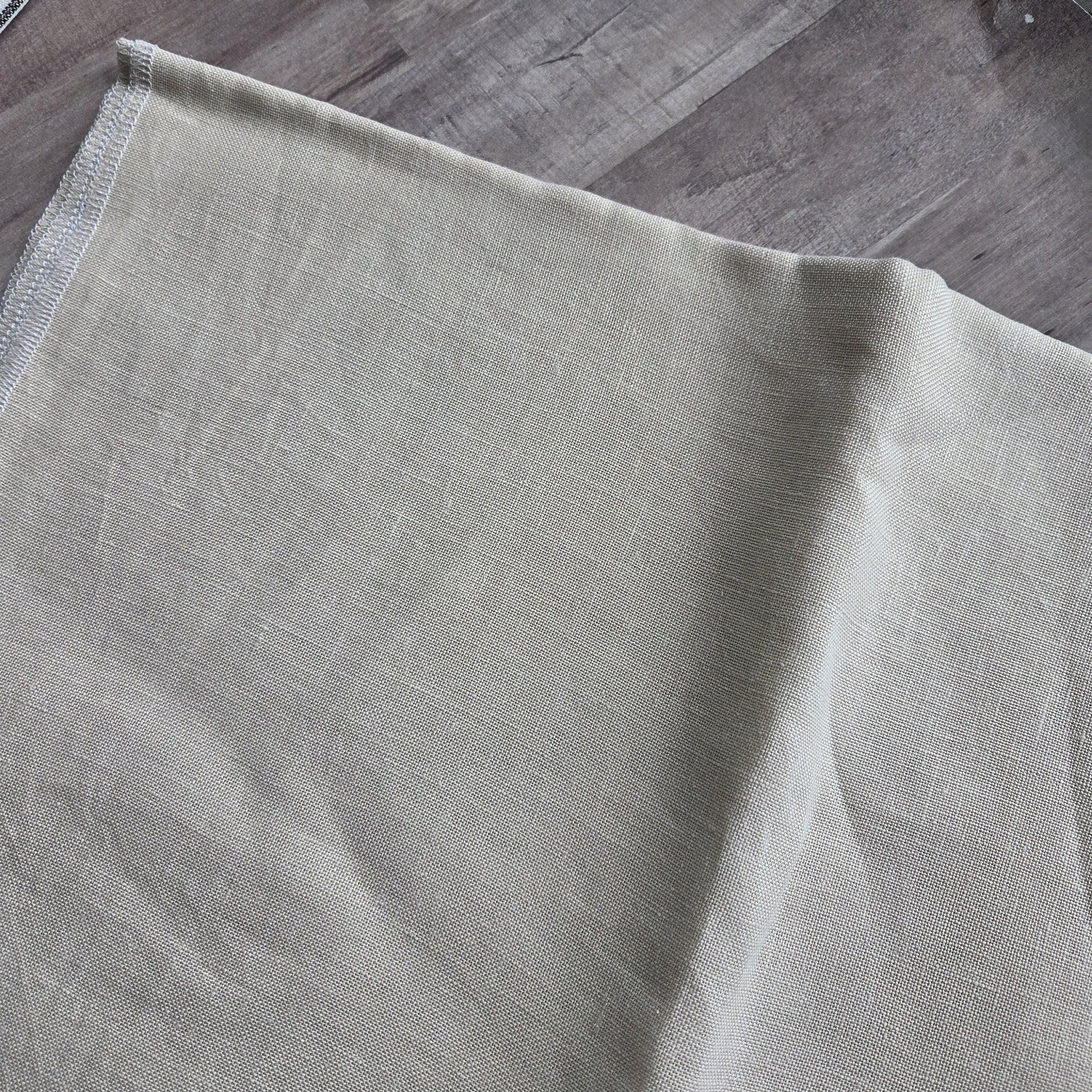 Fox and Rabbit Hand Dyed linen Sandcastle 36 count linen Fat Quarter