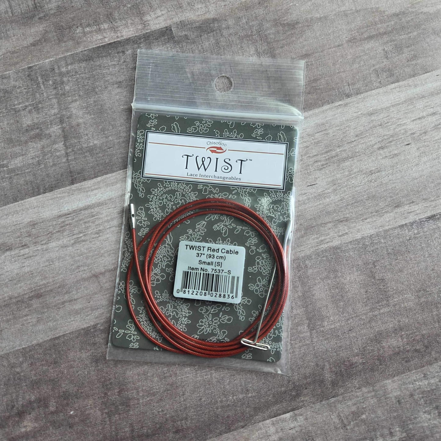 ChiaoGoo TWIST Red Lace Interchangeable Cables 37" small