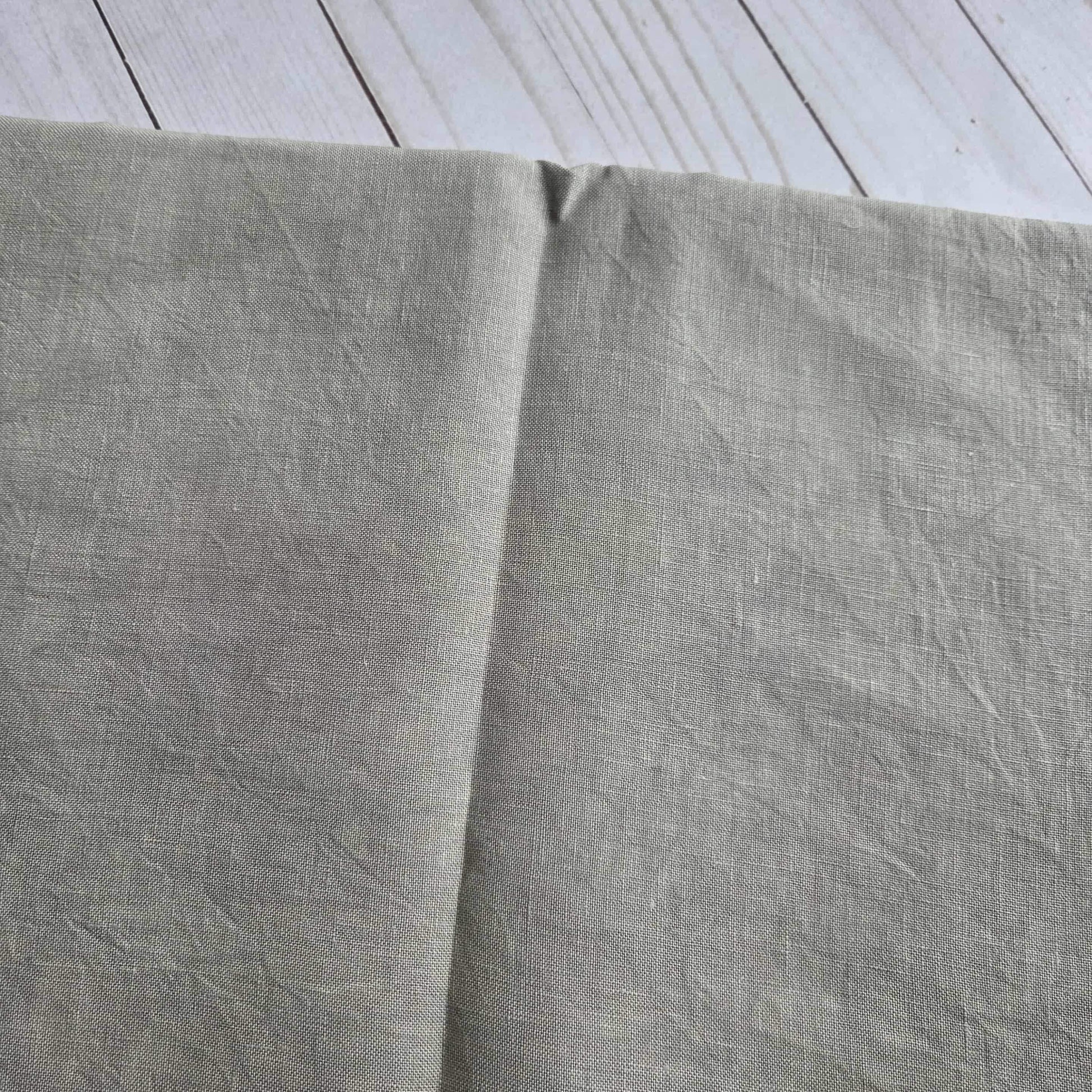 Fox and Rabbit Hand Dyed linen Saltbush 40 count linen Fat Quarter