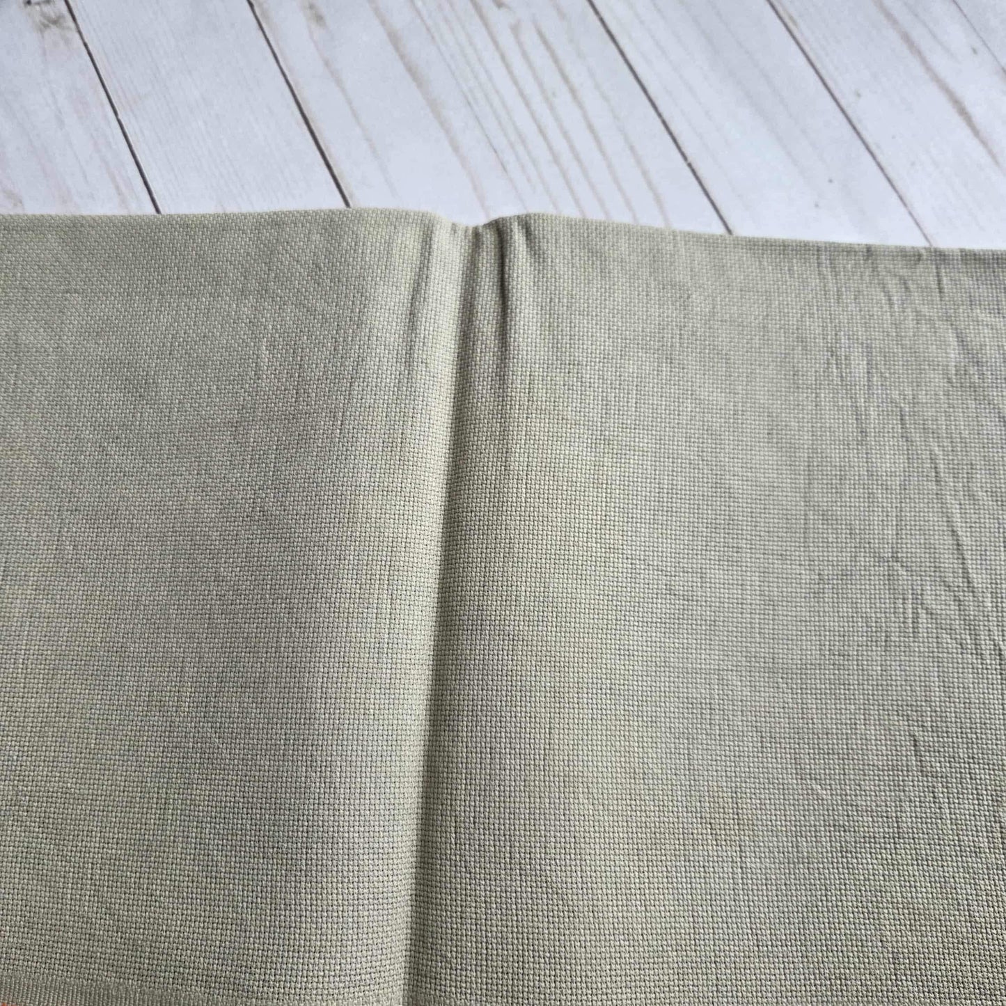 Fox and Rabbit Hand Dyed Aida Saltbush 16 count Fat Quarter