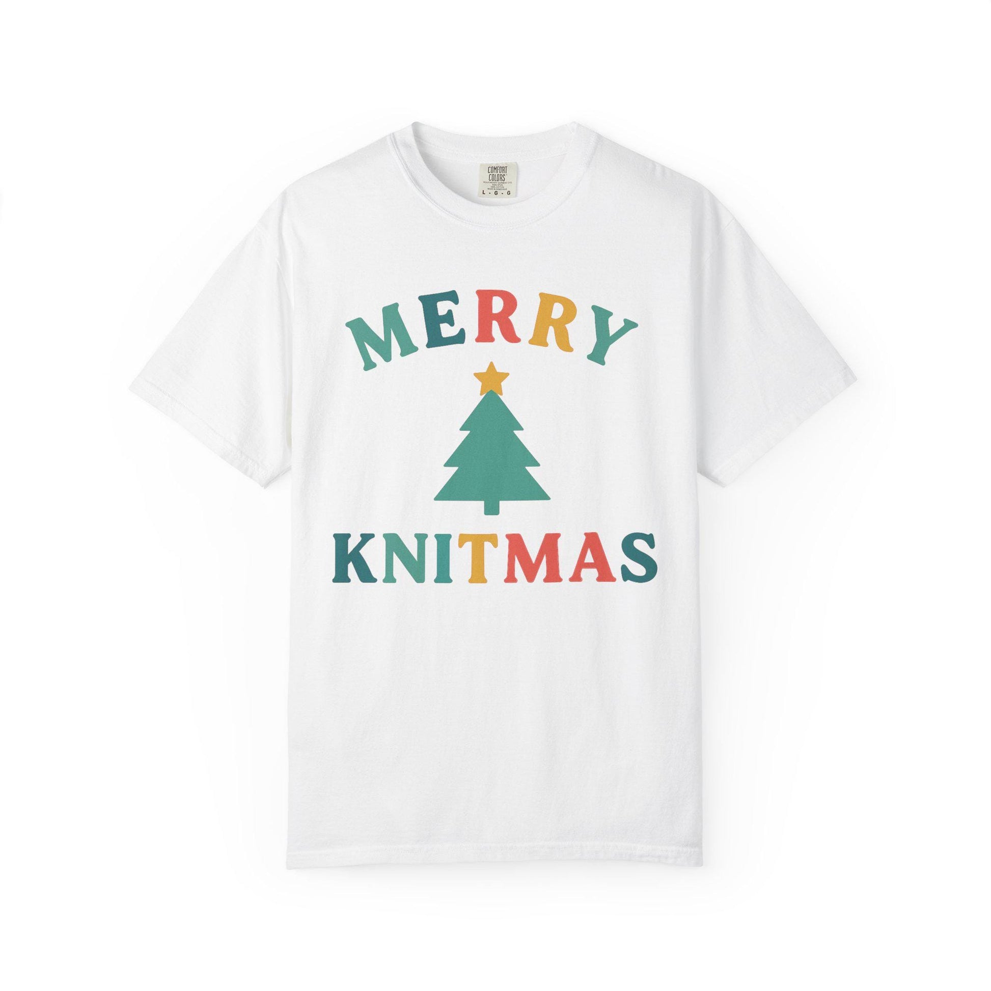 Merry Knitmas Comfort Colors T-shirt