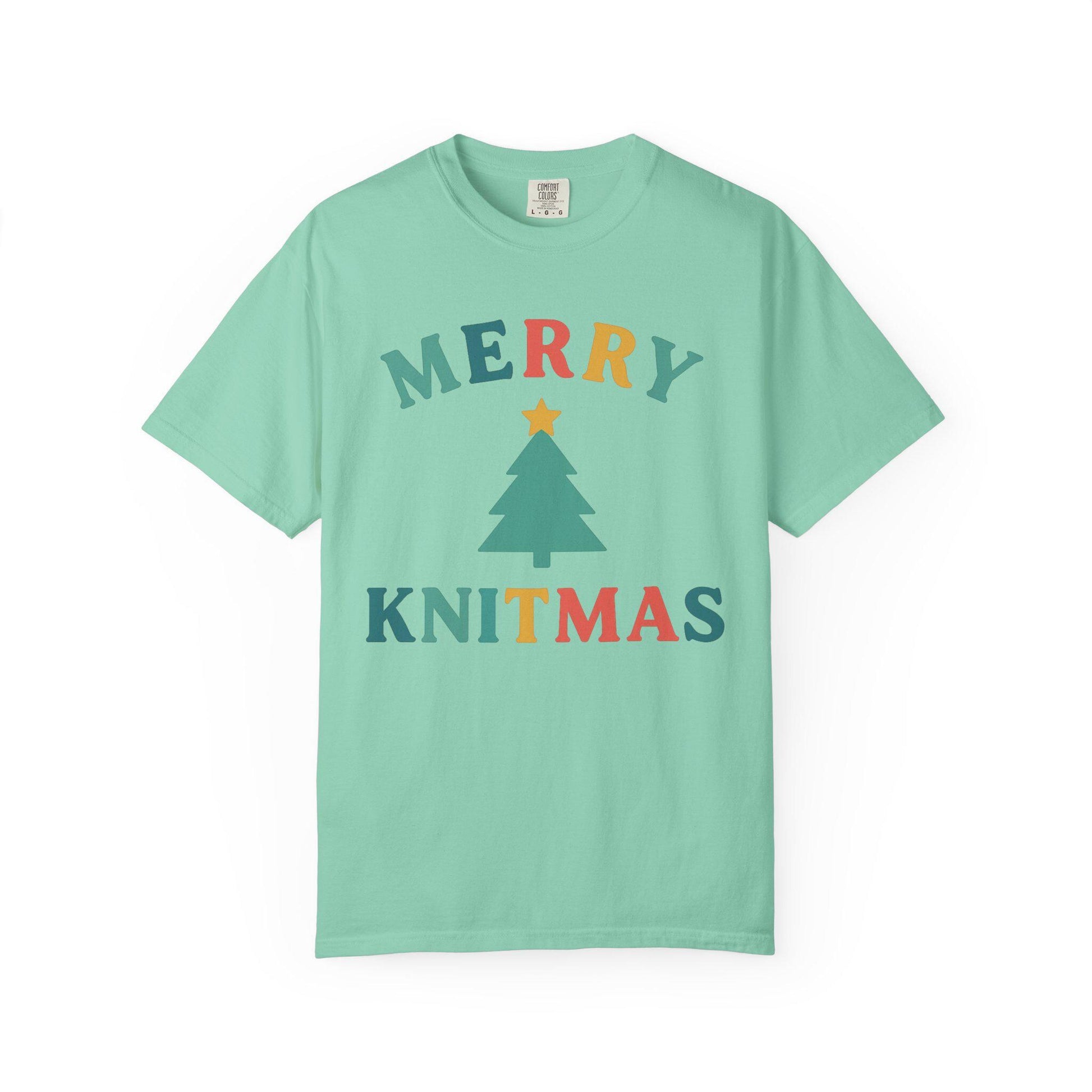Merry Knitmas Comfort Colors T-shirt