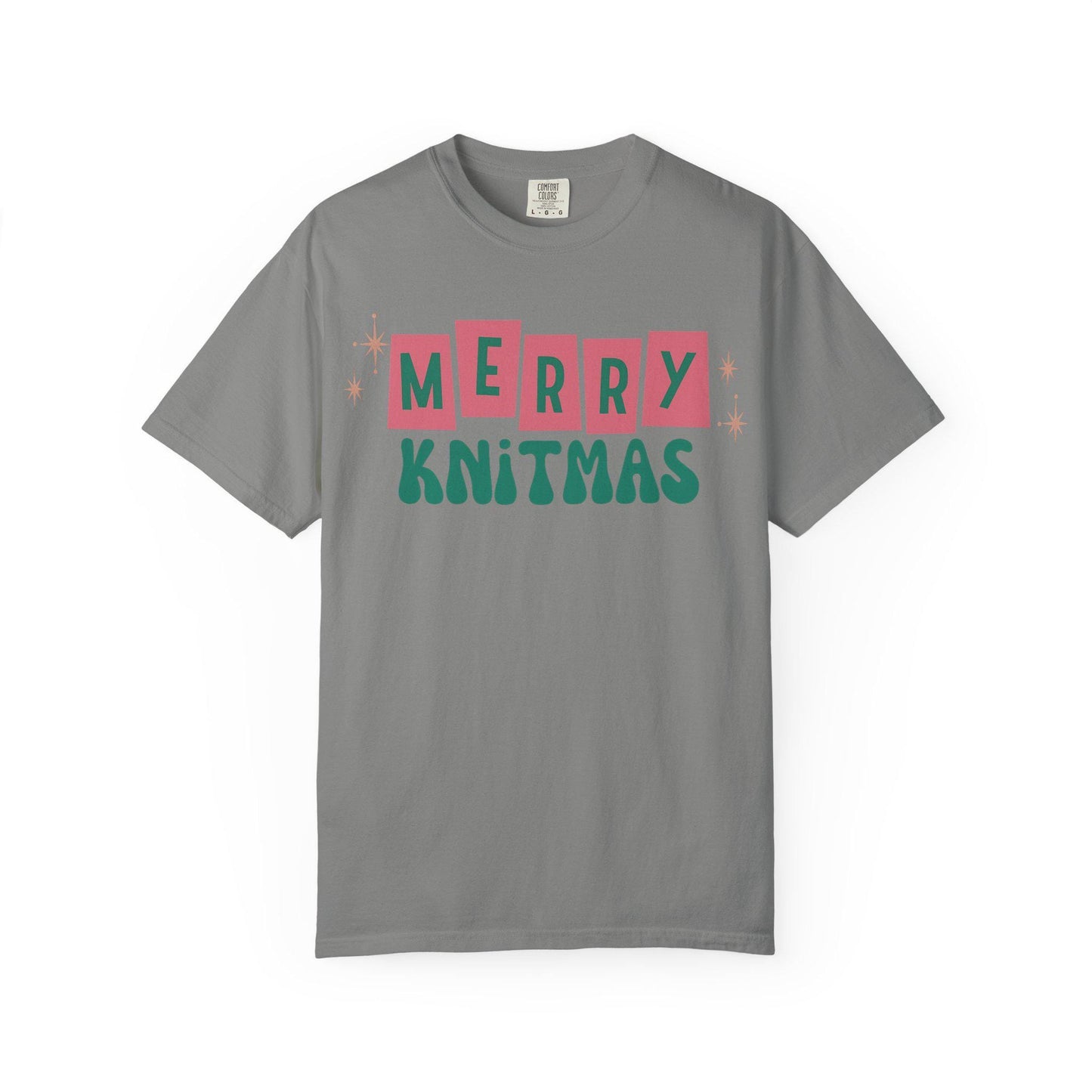 Merry Knitmas T-Shirt | Holiday Knitting Tee
