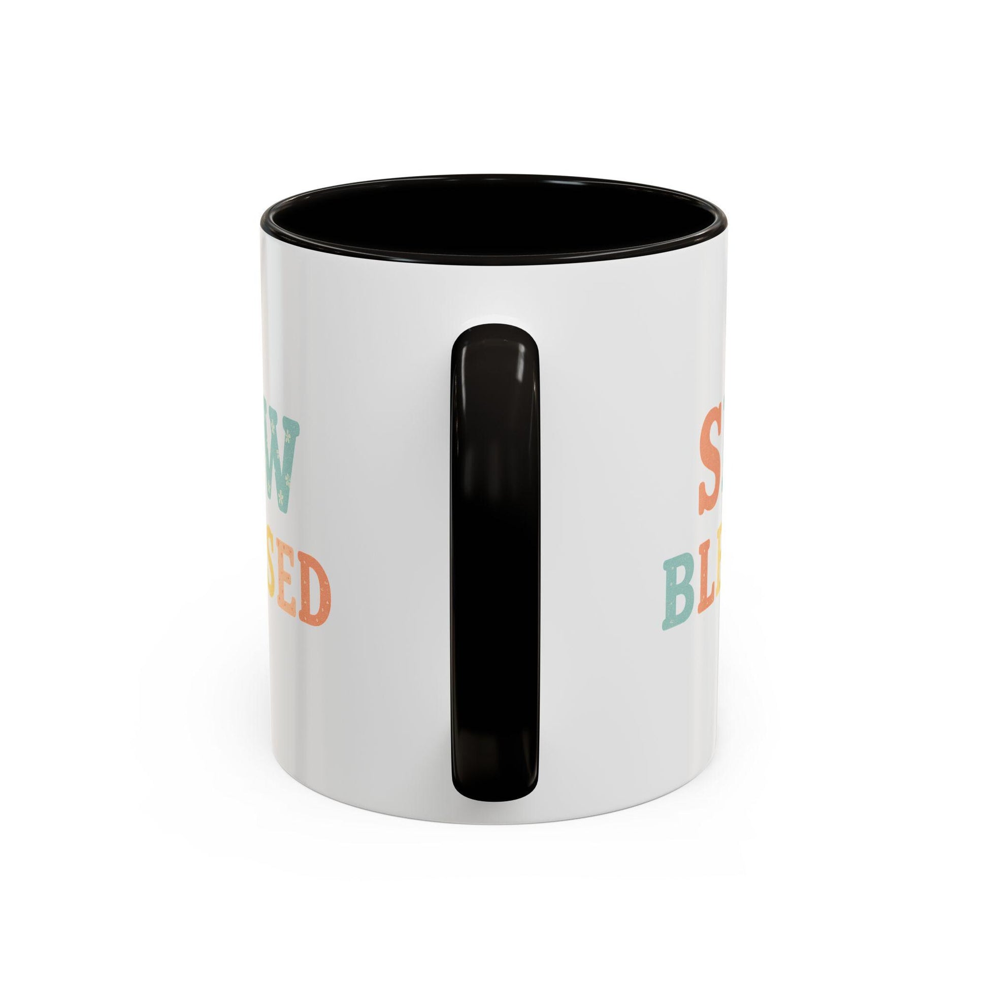 Sew Blessed Mug | Colorful Sewing Quote Ceramic Coffee Cup