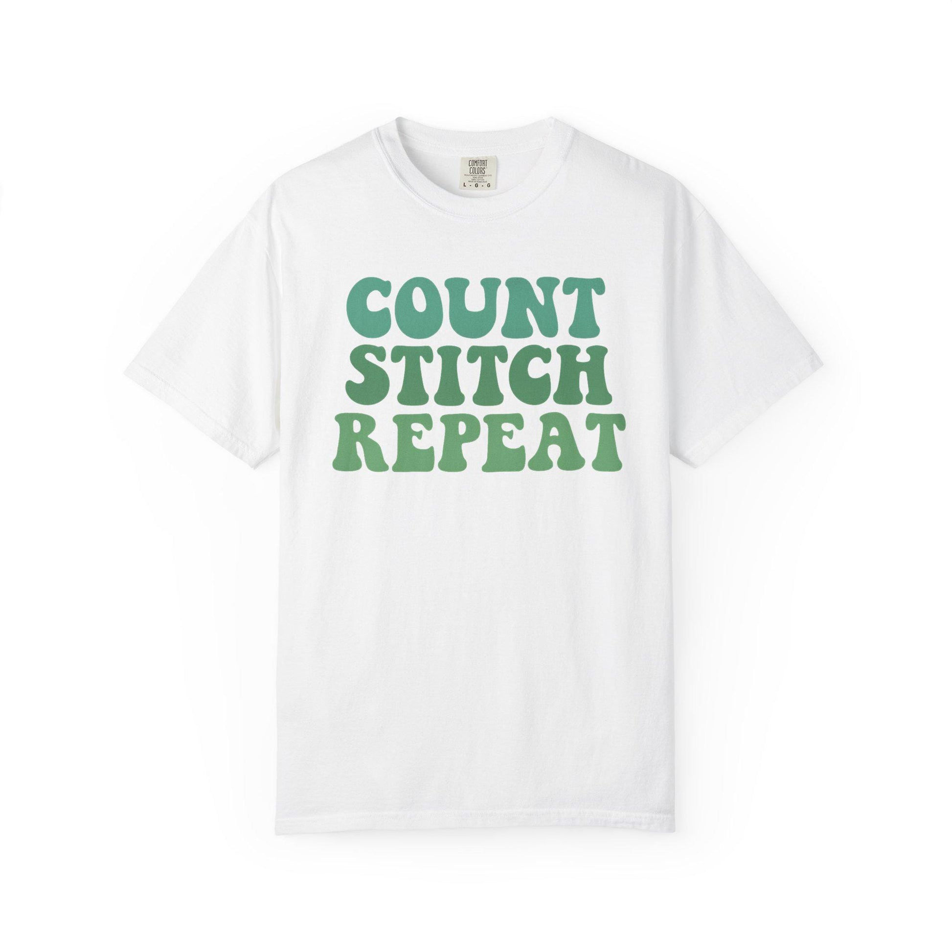 Count Stitch Repeat T-shirt | Cross Stitch Tee