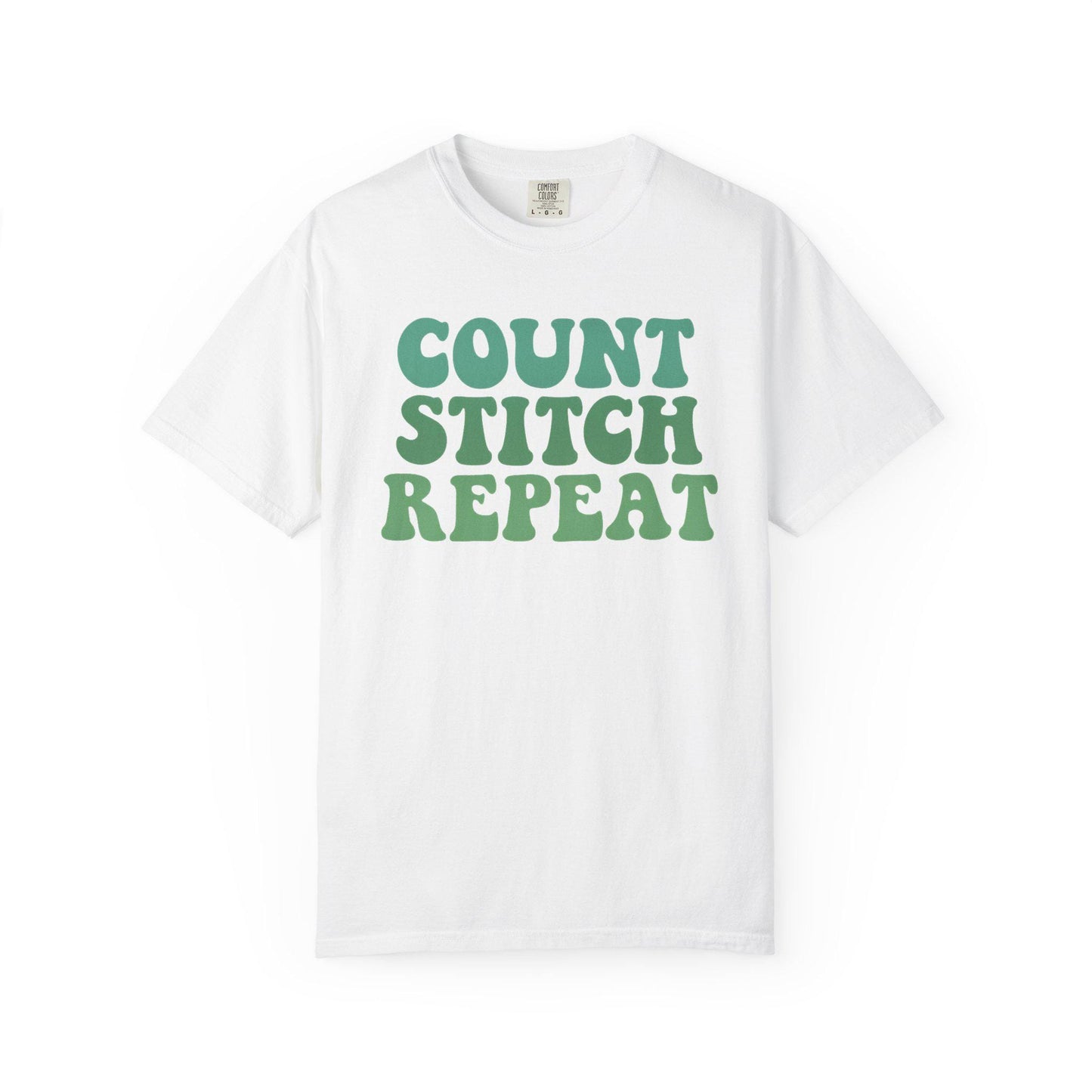 Count Stitch Repeat T-shirt | Cross Stitch Tee