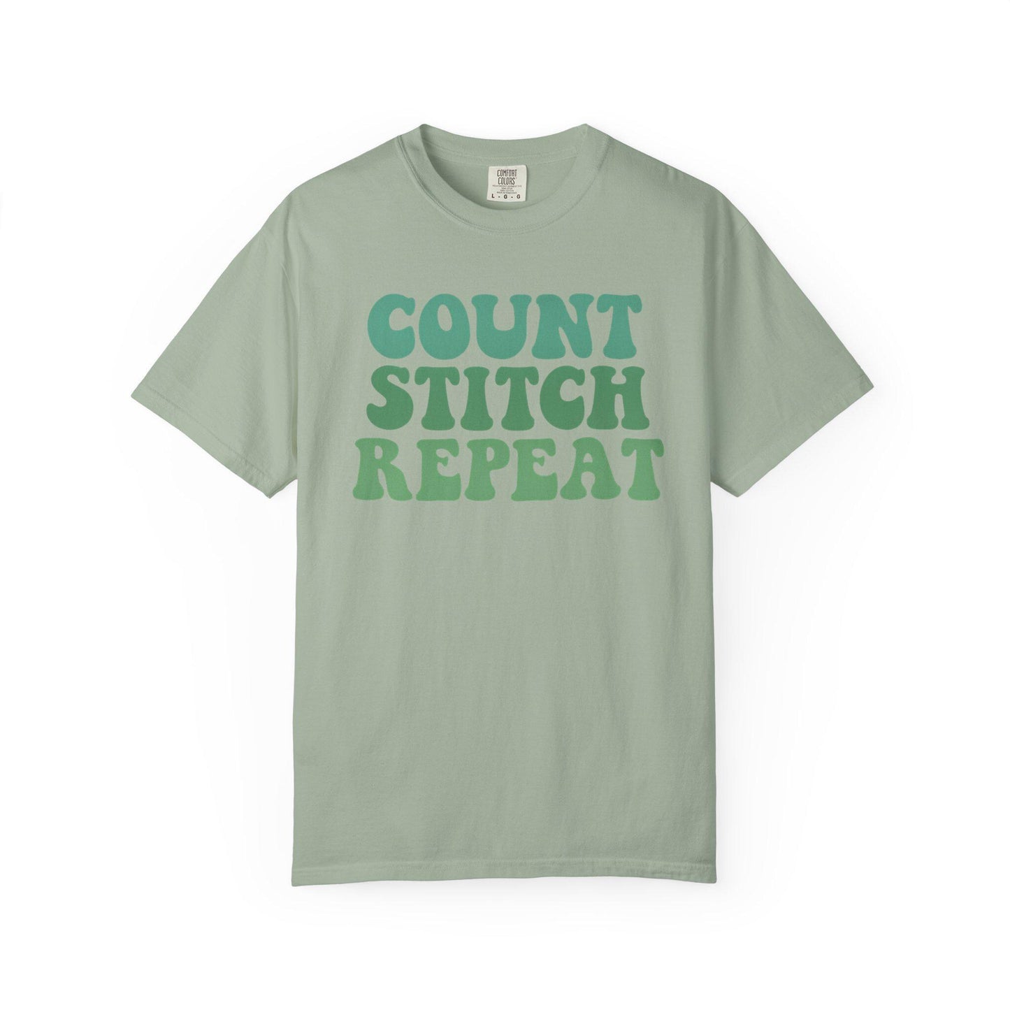 Count Stitch Repeat T-shirt | Cross Stitch Tee