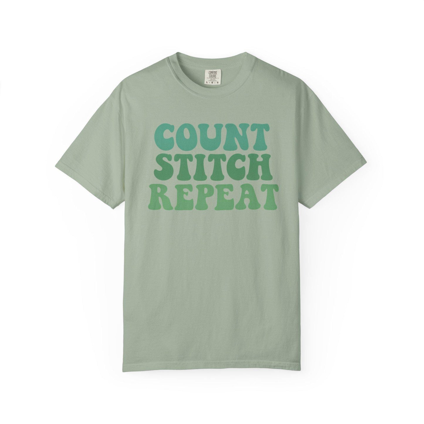 Count Stitch Repeat T-shirt | Cross Stitch Tee