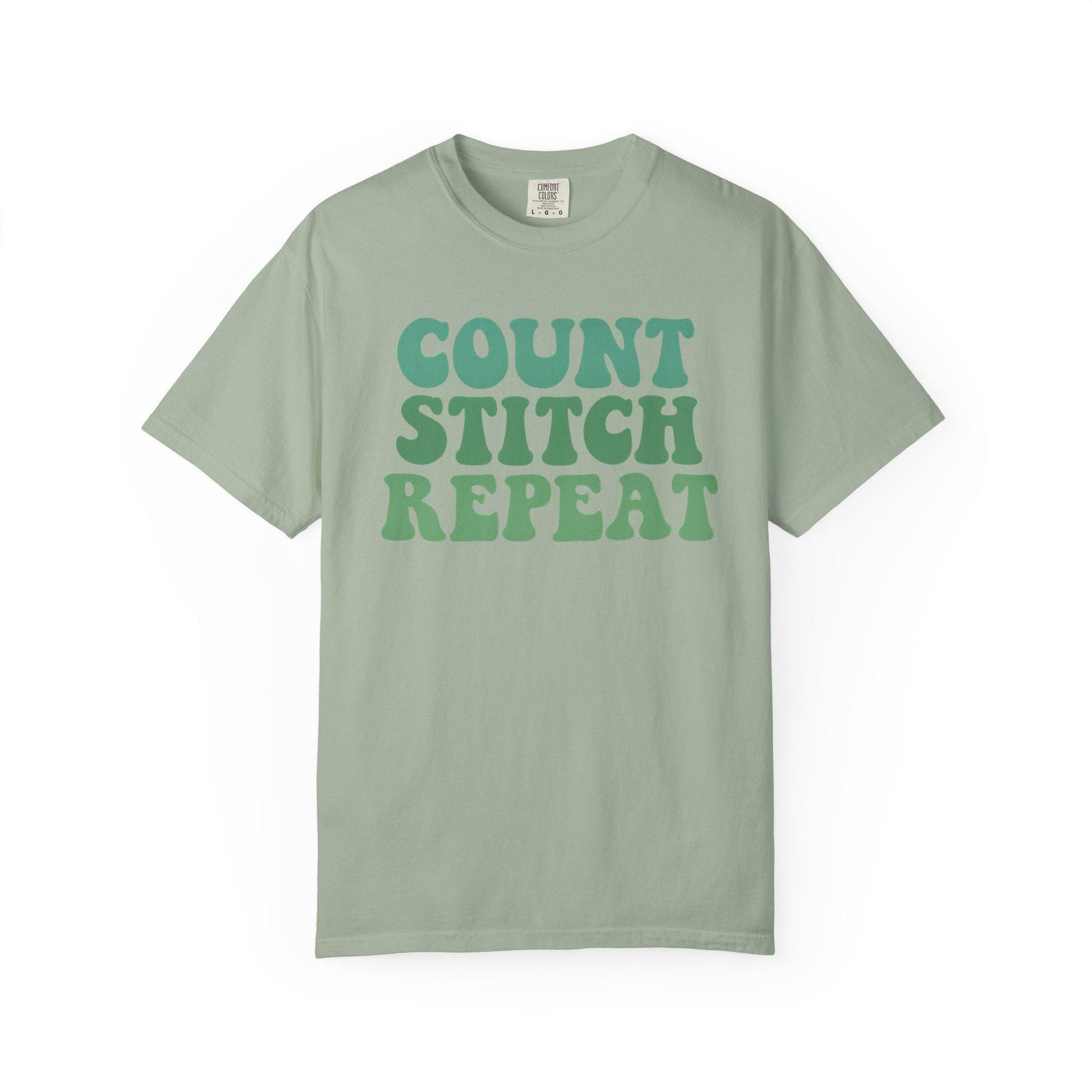 Count Stitch Repeat T-shirt | Cross Stitch Tee