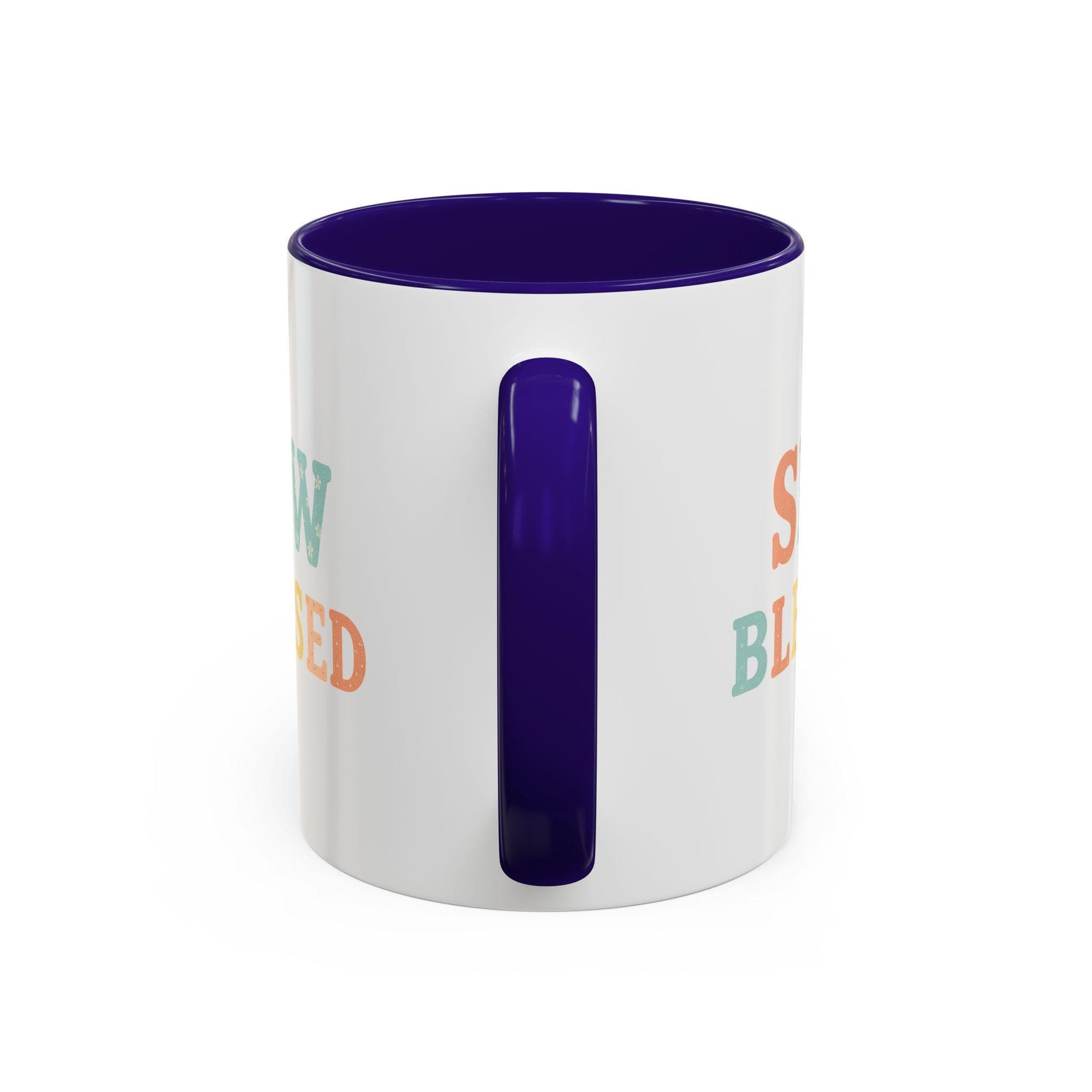 Sew Blessed Mug | Colorful Sewing Quote Ceramic Coffee Cup
