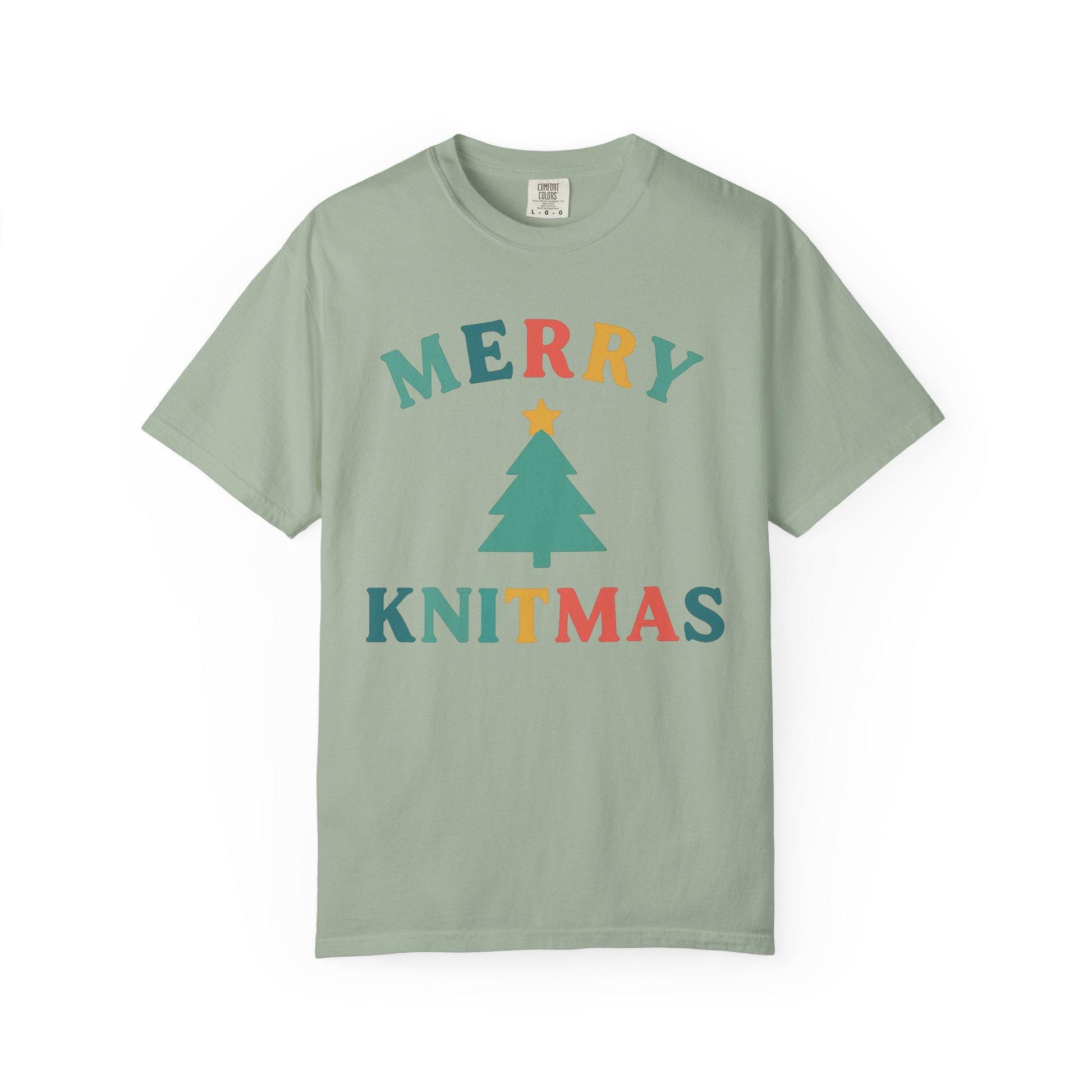 Merry Knitmas Comfort Colors T-shirt