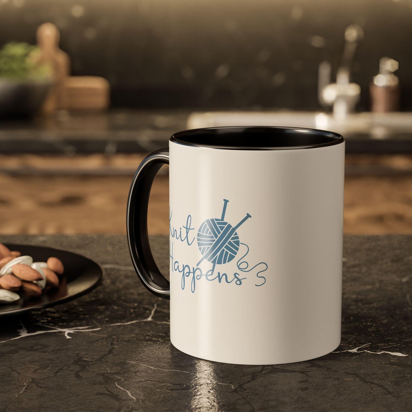 Knitting mug | Colorful Ceramic Knit Mug