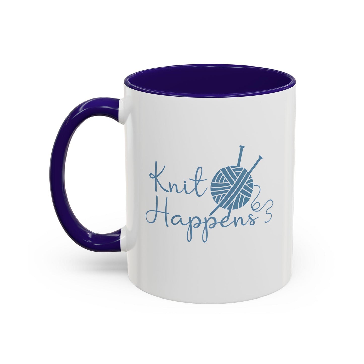 Knitting mug | Colorful Ceramic Knit Mug