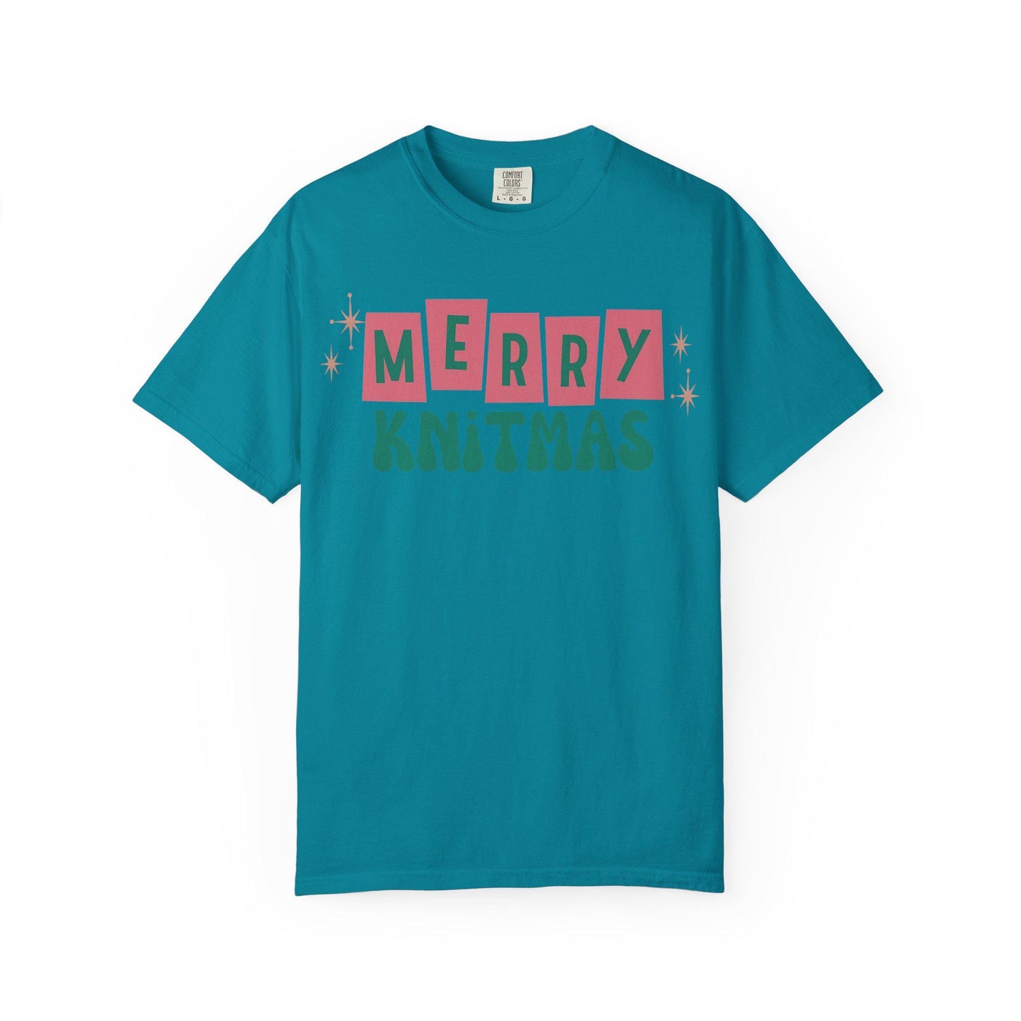 Merry Knitmas T-Shirt | Holiday Knitting Tee
