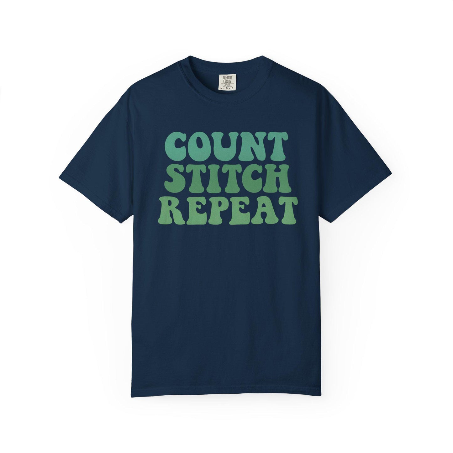 Count Stitch Repeat T-shirt | Cross Stitch Tee