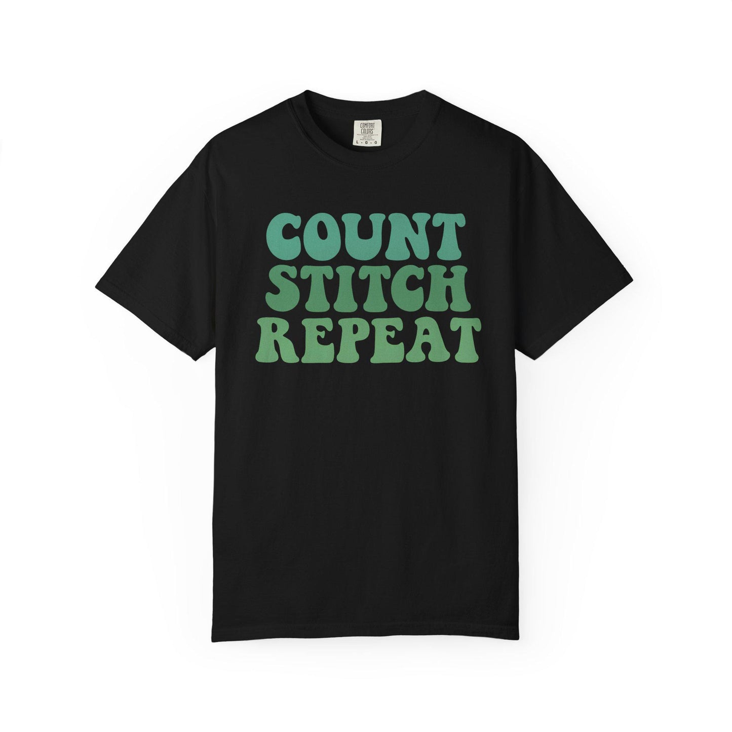 Count Stitch Repeat T-shirt | Cross Stitch Tee