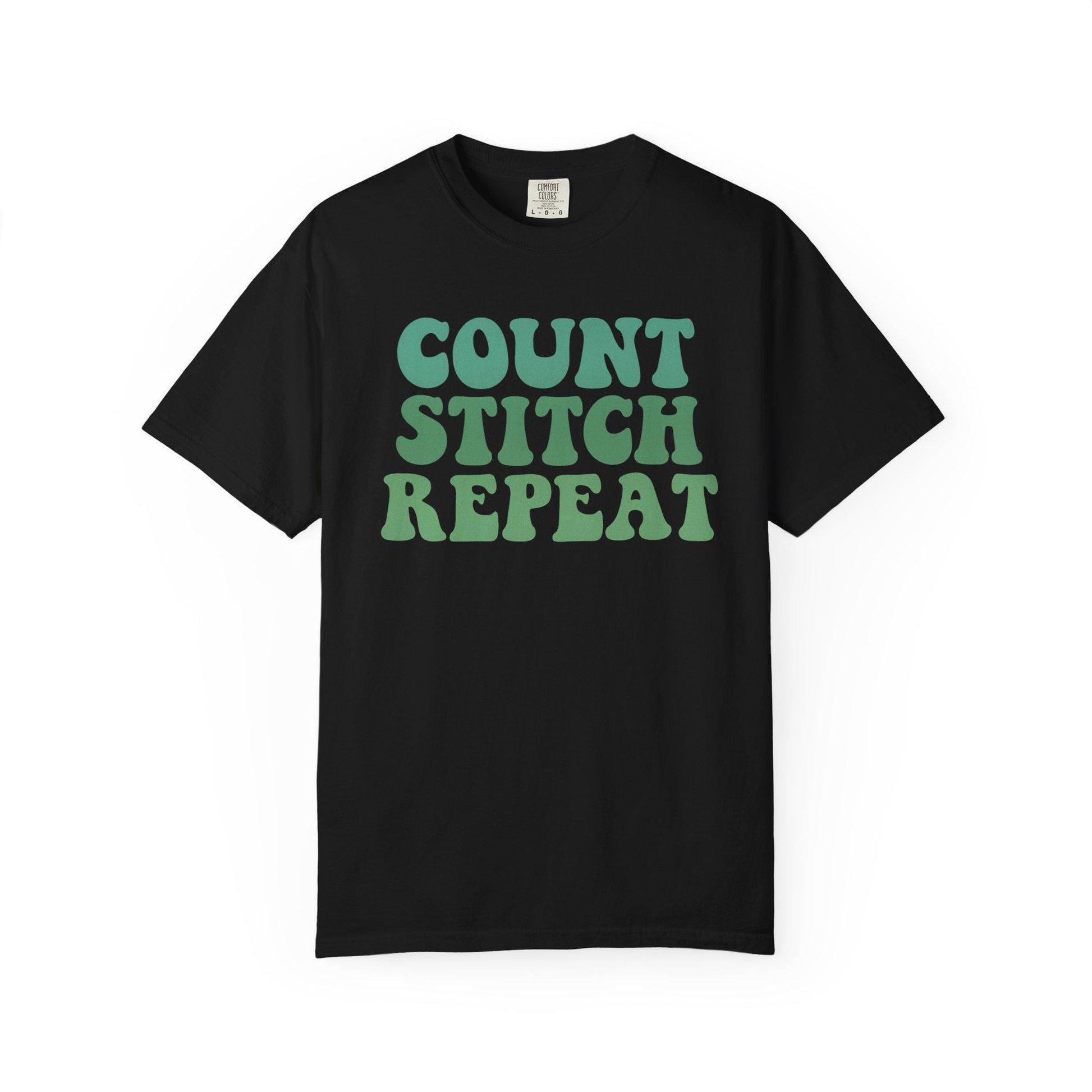 Count Stitch Repeat T-shirt | Cross Stitch Tee