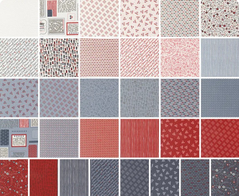 Independence Day fat eighth 9x22 by Sweetwater for Moda Fabrics