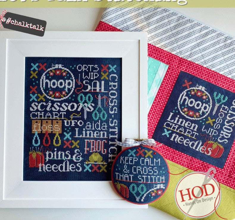 Let's Talk Stitching Cross Stitch Pattern Hands on Design