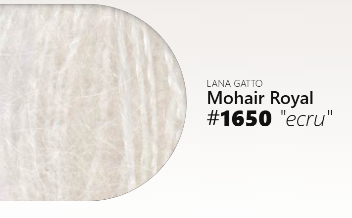 1650 Ecru Lana Gatto Mohair Royal (Copy)