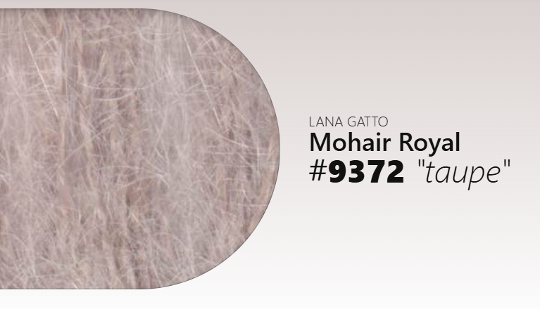 9372 Taupe Lana Gatto Mohair Royal