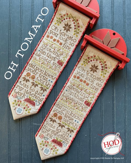 Oh Tomato Cross Stitch Pattern by Hands on Design
