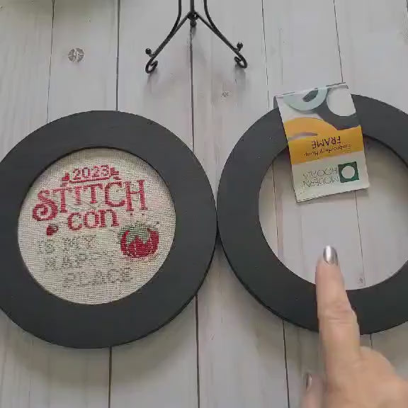 Modern Embroidery Hoop Frame For 5" Hoops Black