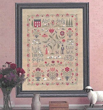 Promenade Pastorale by Jardin Prive Cross Stitch Pattern