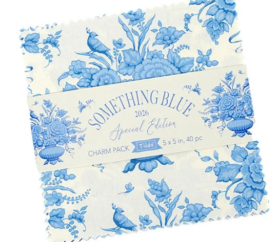 Tilda Something Blue Charm Pack 40 5 inch squares