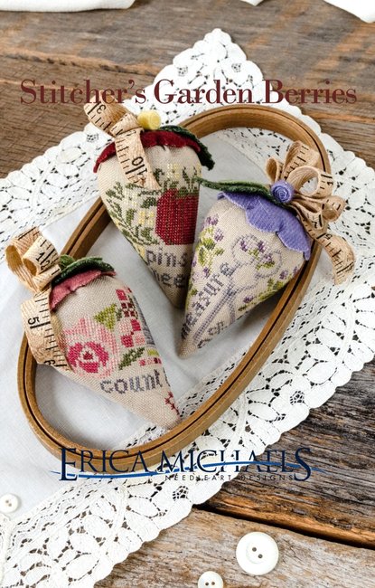 Stitcher's Garden Berries Cross Stitch Pattern by Erica Michaels