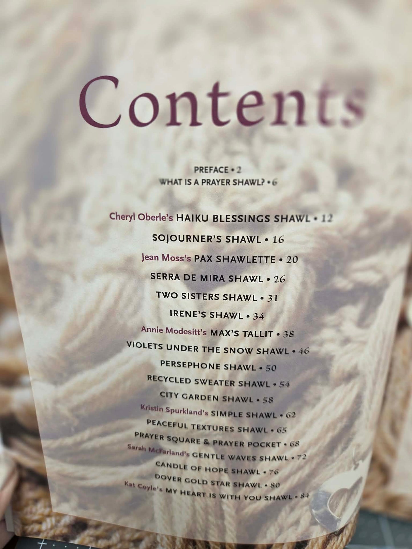 The New Prayer Shawl Companion knitting book