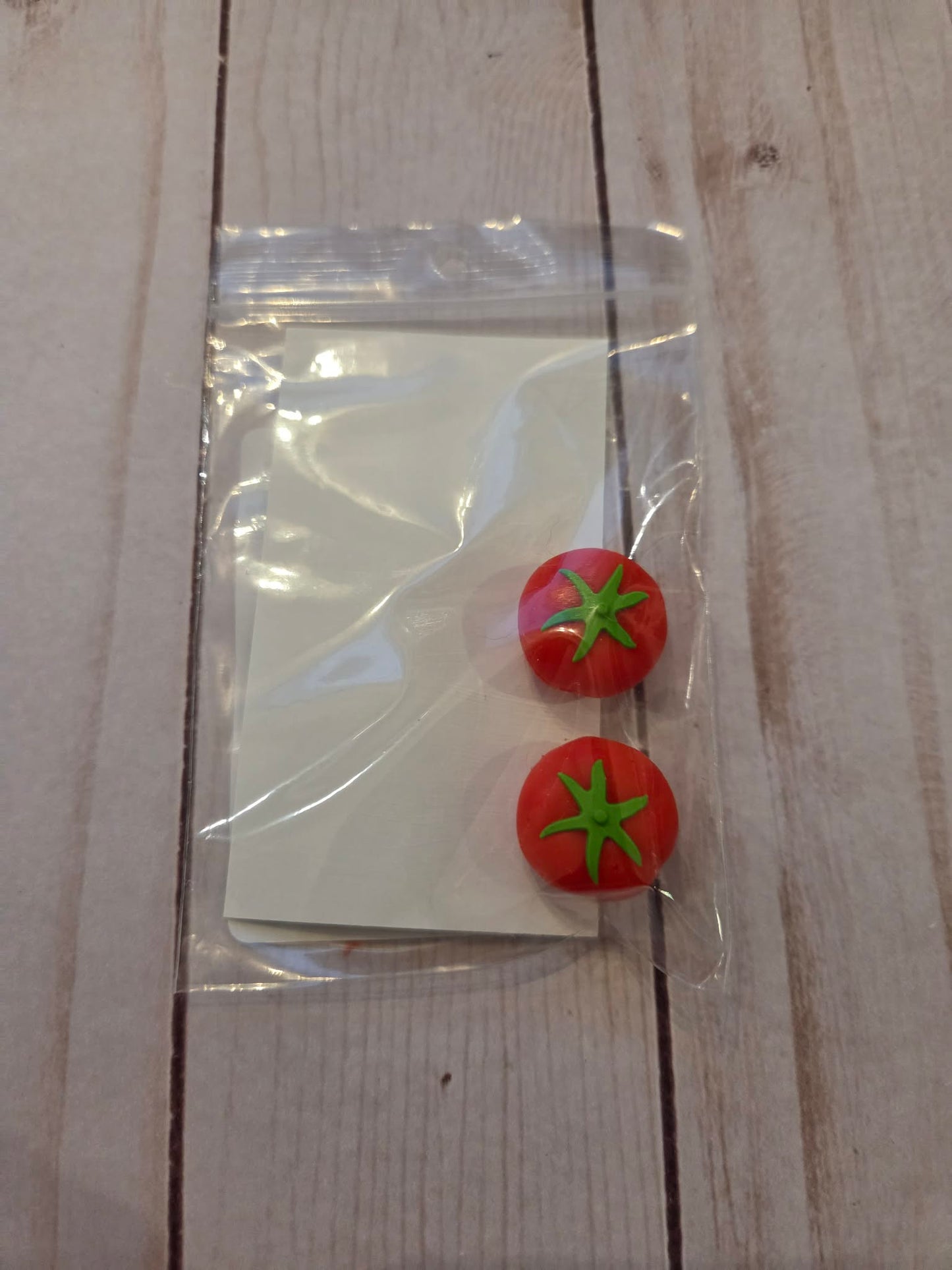 Knitting Needle Point Protectors tomato