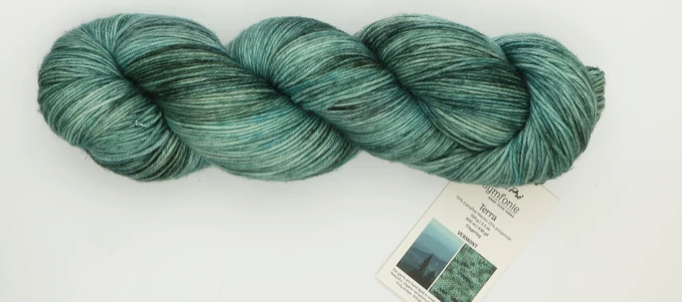 Vermont Symfonie Hand Dyed Sock Yarn 438 yards